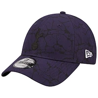 Men's New Era Navy Tottenham Hotspur Marble 9FORTY Adjustable Hat