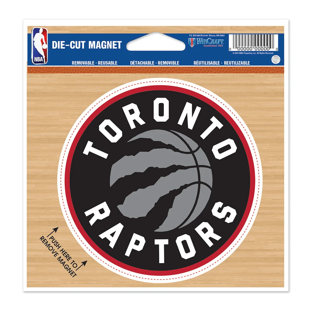 WinCraft Toronto Raptors 5'' Die-Cut Car Magnet