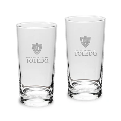 Toledo Rockets 10oz. 2-Piece Highball Glass Set