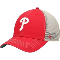 Men's '47 Red Philadelphia Phillies Trawler Clean Up Trucker Snapback Hat