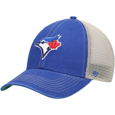 Men's '47 Royal Toronto Blue Jays Trawler Clean Up Trucker Snapback Hat