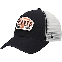 Men's '47 Black San Francisco Giants Penwald Clean Up Trucker Snapback Hat