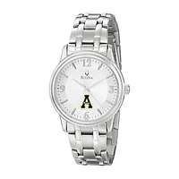 Men's Bulova  Silver Appalachian State Mountaineers