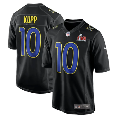 Men's Nike Cooper Kupp Black Los Angeles Rams Super Bowl LVI Game Fashion Jersey