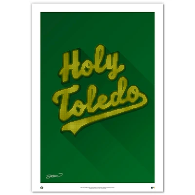Athletics Minimalist Coliseum 24'' x 36'' Fine Art Print