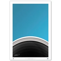 Toronto Blue Jays Minimalist Rogers Centre 24'' x 36'' Fine Art Print