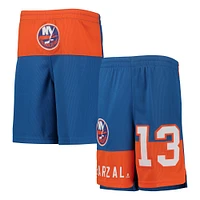 Youth Mathew Barzal Royal New York Islanders Pandemonium Name & Number Shorts