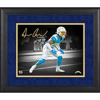 Asante Samuel Jr. Los Angeles Chargers Facsimile Signature Framed 11" x 14" Spotlight Photograph