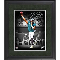 Jalen Hurts Philadelphia Eagles Facsimile Signature Framed 11" x 14" Spotlight Photograph