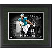 DeVonta Smith Philadelphia Eagles Facsimile Signature Framed 11" x 14" Spotlight Photograph