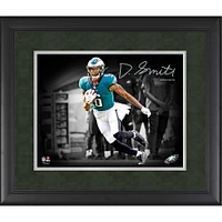DeVonta Smith Philadelphia Eagles Facsimile Signature Framed 11" x 14" Spotlight Photograph