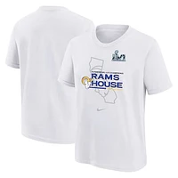 Youth Nike White Los Angeles Rams Super Bowl LVI Champions Hometown T-Shirt