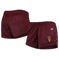 Women's Champion Maroon Arizona State Sun Devils Logo Mesh Shorts