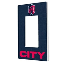 St. Louis City SC Solid Design Single Rocker Lightswitch Plate