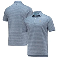 Men's johnnie-O Navy THE PLAYERS Newton Striped Prep-Formance Polo