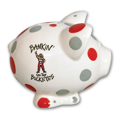 Ohio State Buckeyes Team Logo Piggy Bank