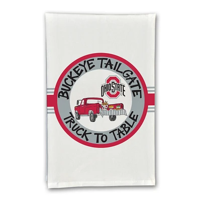 Ohio State Buckeyes Truck to Table Hand Towel