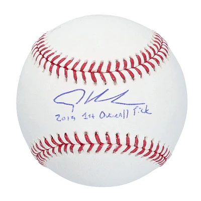 Adley Rutschman Baltimore Orioles Autographed Baseball with ''2019 1ST OVERALL PICK'' Inscription