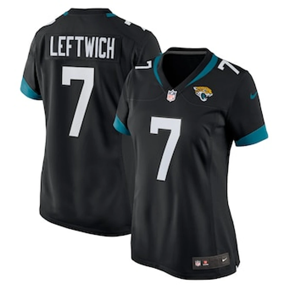 Women's Nike Byron Leftwich Black Jacksonville Jaguars Alternate Retired Player Game Jersey