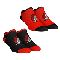 Women's Rock Em Socks Portland Trail Blazers Core Team 2-Pack Low Cut Ankle Sock Set