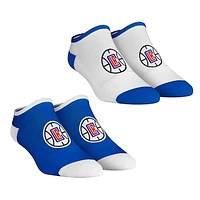 Women's Rock Em Socks LA Clippers Core Team 2-Pack Low Cut Ankle Sock Set