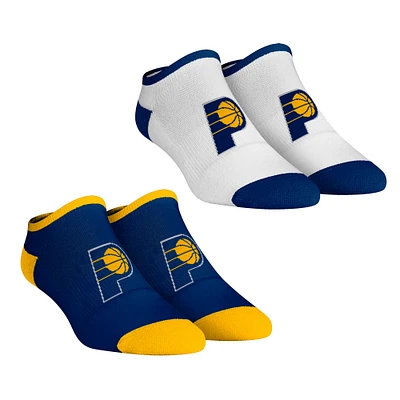 Women's Rock Em Socks Indiana Pacers Core Team 2-Pack Low Cut Ankle Sock Set