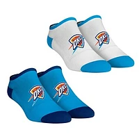 Women's Rock Em Socks Oklahoma City Thunder Core Team 2-Pack Low Cut Ankle Sock Set