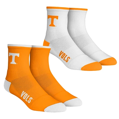 Youth Rock Em Socks Tennessee Volunteers Core Team 2-Pack Quarter Length Sock Set