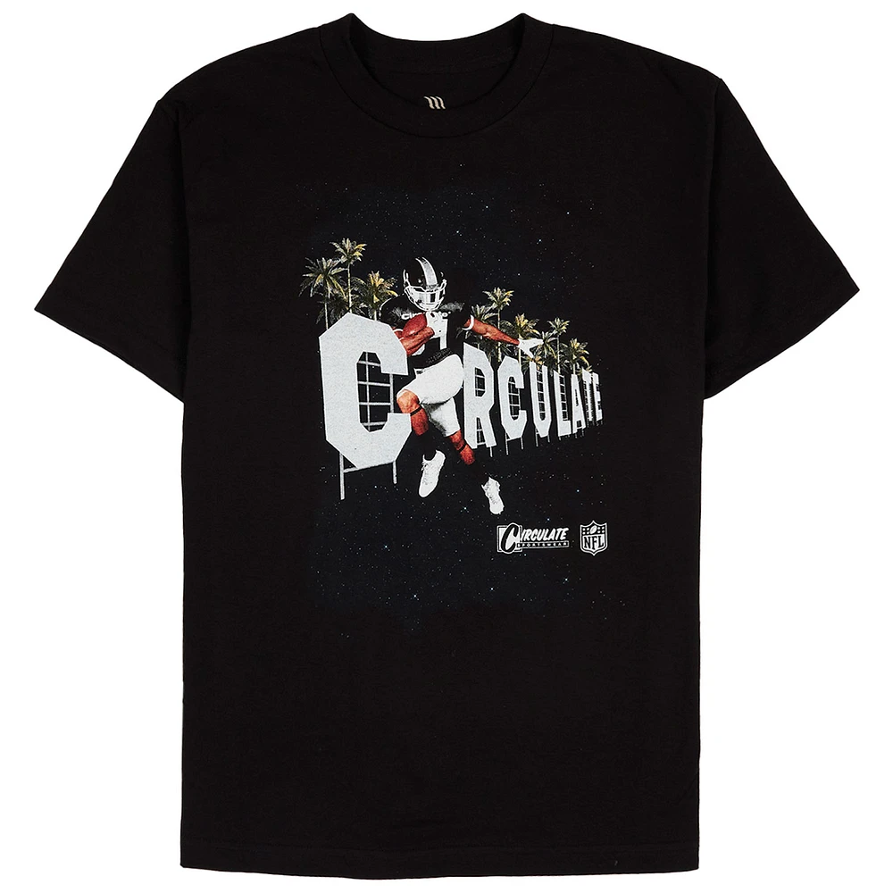 Men's Circulate NFL Origins Black Super Bowl LVI Universe T-Shirt