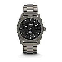 Fossil Gonzaga Bulldogs Machine Smoke Stainless Steel Watch