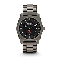 Fossil Louisiana Ragin' Cajuns Machine Smoke Stainless Steel Watch