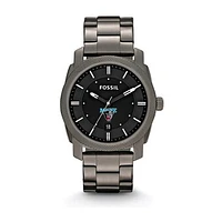 Fossil Maine Black Bears Machine Smoke Stainless Steel Watch