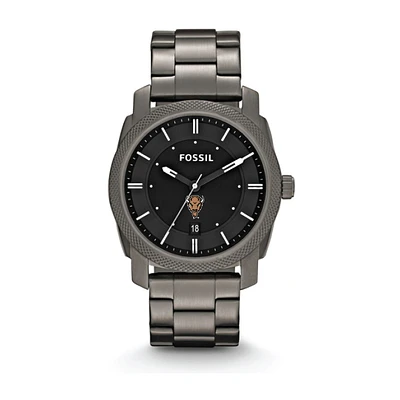 Fossil Marshall Thundering Herd Machine Smoke Stainless Steel Watch