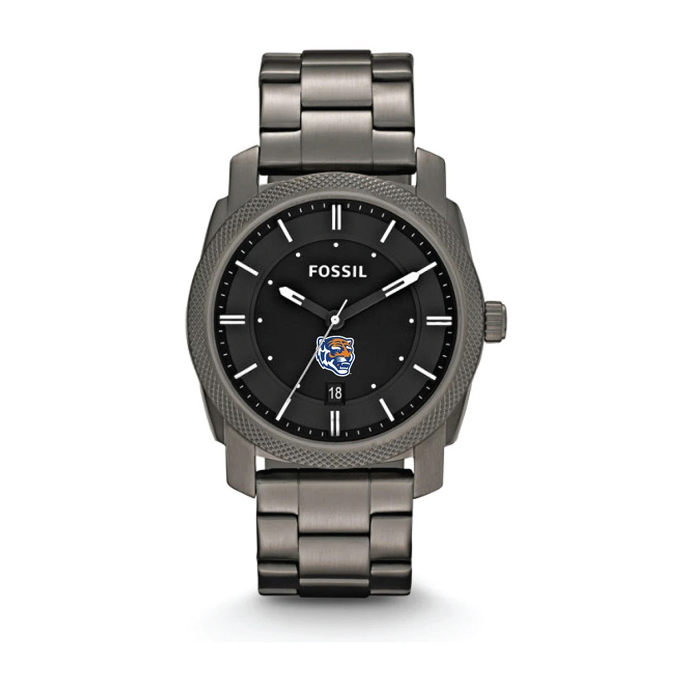 Fossil Memphis Tigers Machine Smoke Stainless Steel Watch