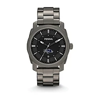 Fossil Nevada Wolf Pack Machine Smoke Stainless Steel Watch