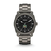 Fossil Ohio Bobcats Machine Smoke Stainless Steel Watch