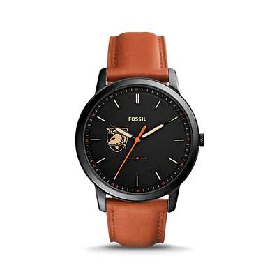 Fossil Army Black Knights The Minimalist Slim Light Brown Leather Watch