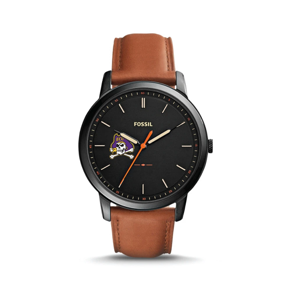 Fossil ECU Pirates The Minimalist Slim Light Brown Leather Watch