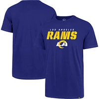 Men's '47 Royal Los Angeles Rams Logo Traction Super Rival T-Shirt