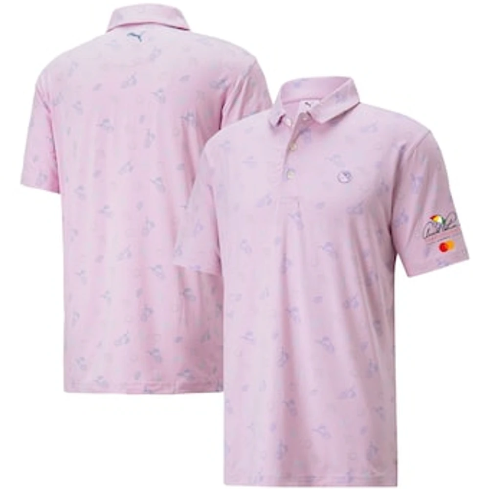 Men's Puma Pink Arnold Palmer Invitational Contender CLOUDSPUN Polo