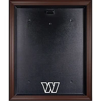 Washington Commanders Brown Framed Logo Jersey Display Case