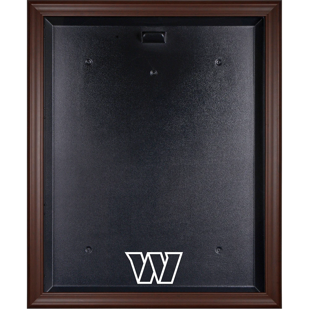 Washington Commanders Brown Framed Logo Jersey Display Case