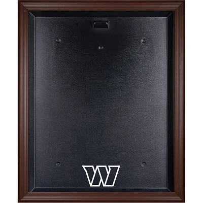 Washington Commanders Brown Framed Logo Jersey Display Case