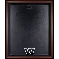Washington Commanders Brown Framed Logo Jersey Display Case