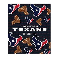 Houston Texans 60'' x 70'' Hometown Logo Fleece Blanket