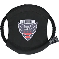 Little Earth Black D.C. United Flying Disc Pet Toy