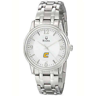 Men's Bulova  Silver Tennessee Chattanooga Mocs