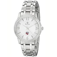 Men's Bulova  Silver Liberty Flames
