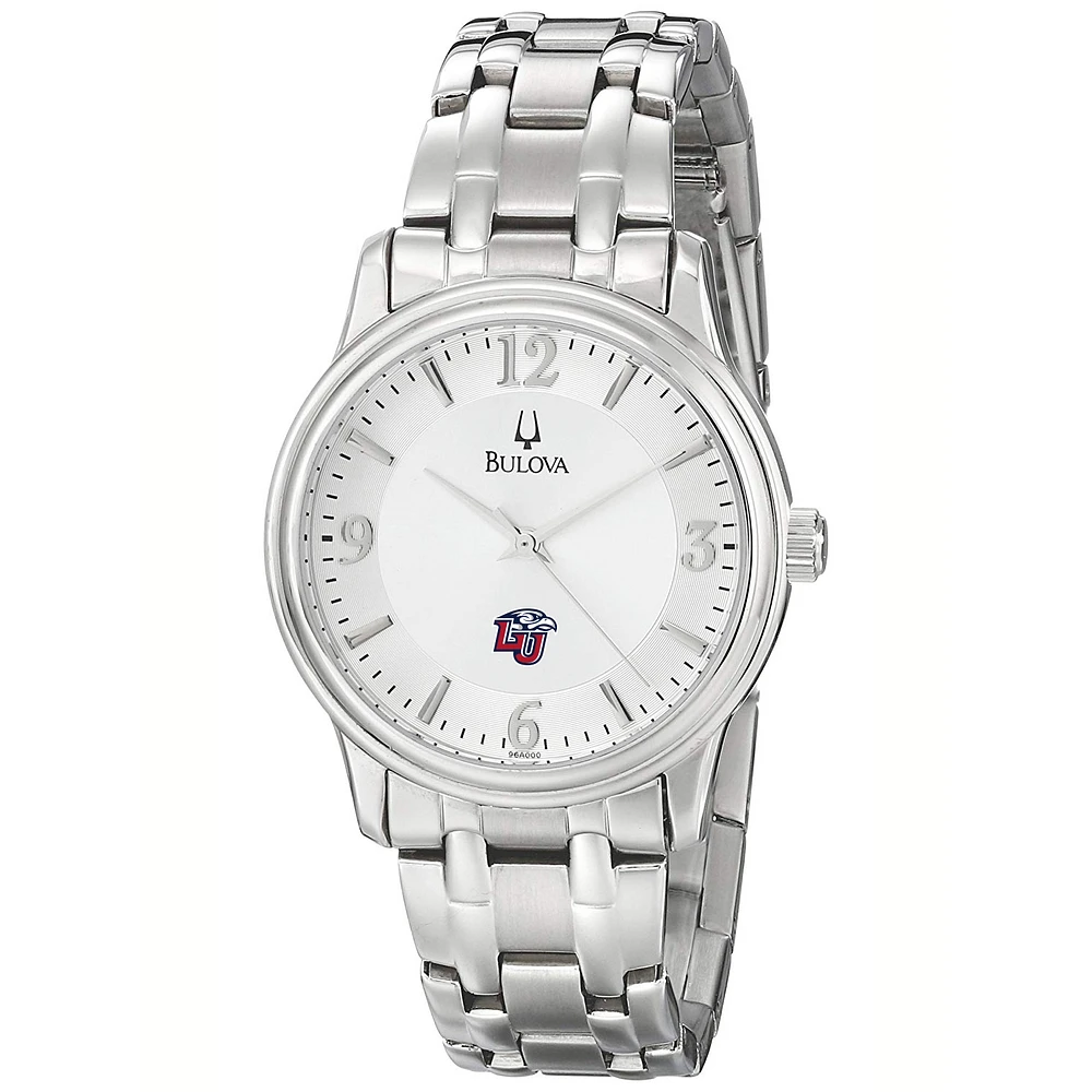 Men's Bulova Silver Liberty Flames
