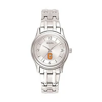 Women's Bulova Silver Gettysburg Bullets Stainless Steel Quartz Watch
